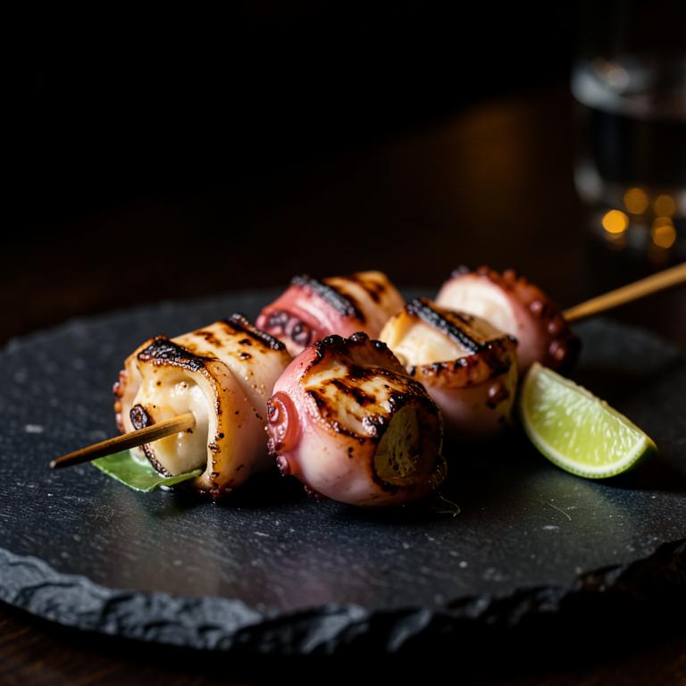 Grilled Octopus Skewers